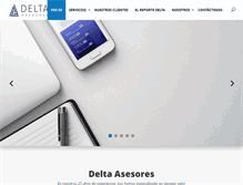 Tablet Screenshot of deltaasesores.com